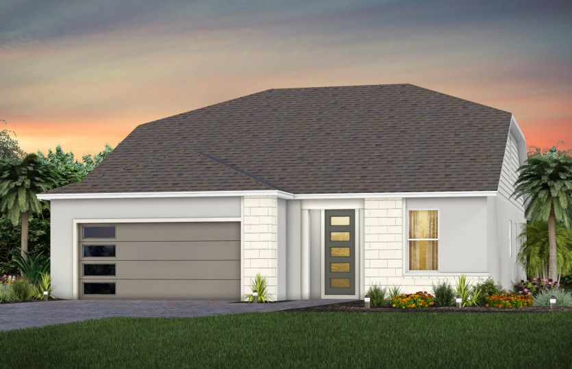 Exterior MD1 With Stone