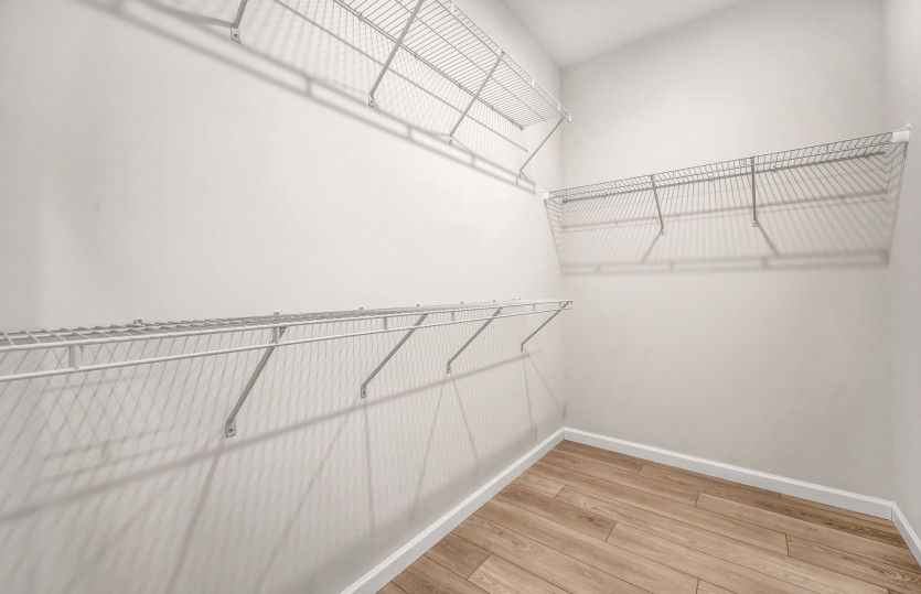 Walk-In Closet in Owner's Suite