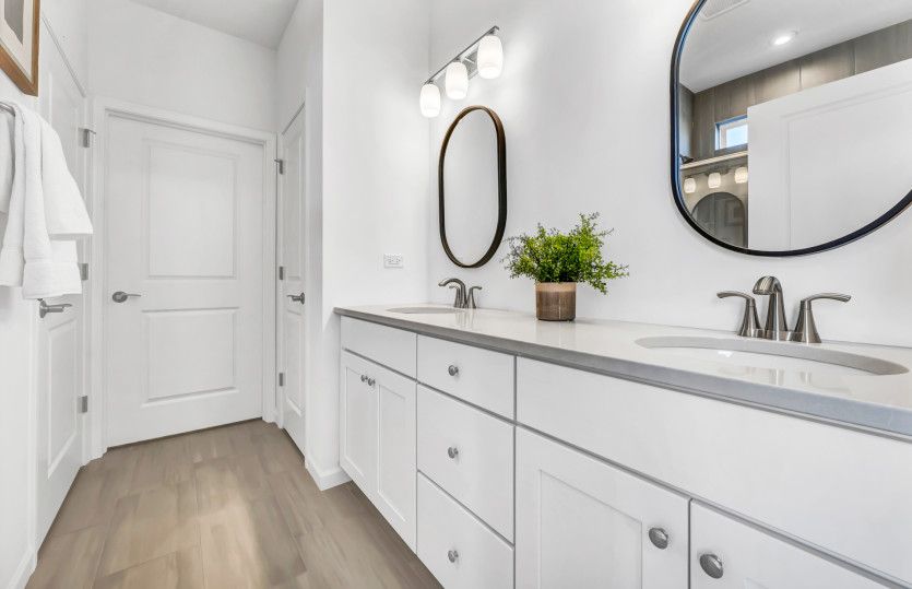 Owner's Bath with Dual Vanity