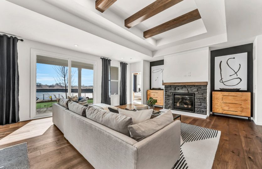 Gathering Room with Optional Fireplace