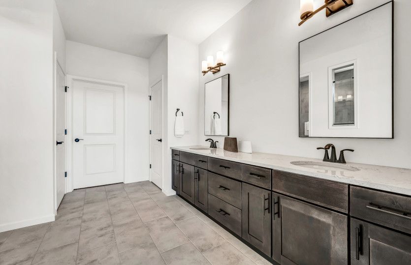 Owner's Bath with Dual Vanity