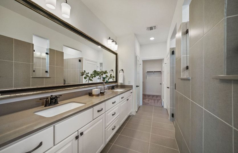 Owner's Bath with Double Vanities