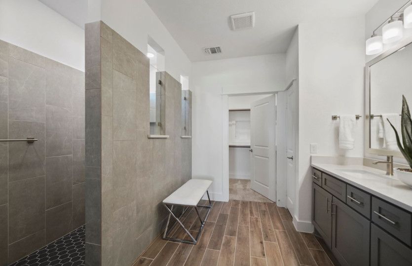 Owner's Bath with Spa Shower