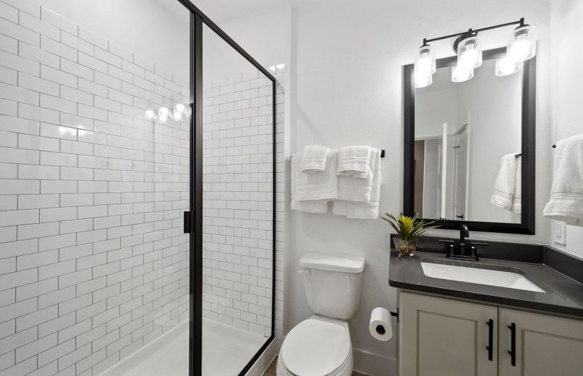 Secondary Bath with Walk-In Shower