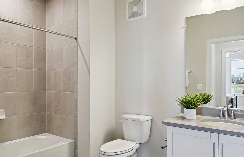 Modern Hall Bathroom to Impress Guests