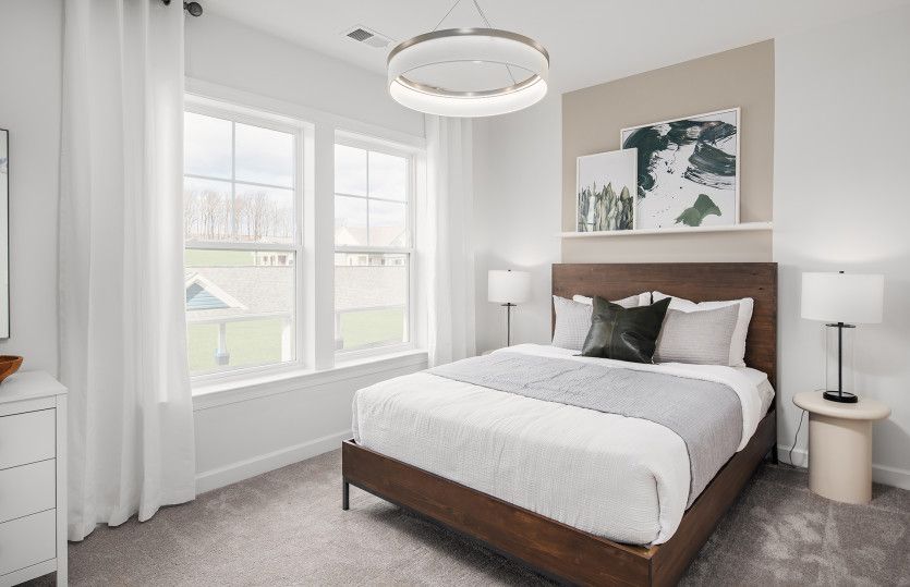 Secondary Bedroom Tucked Away from Rest of Living Area