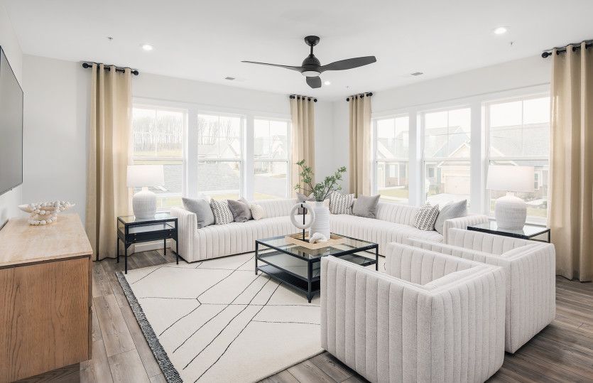 Great Room with an Abundance of Natural Light