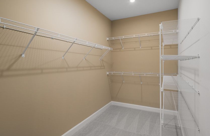Oversized Walk-in Closet in the Owner's Suite