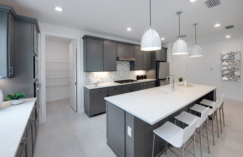 Kitchen and spacious pantry