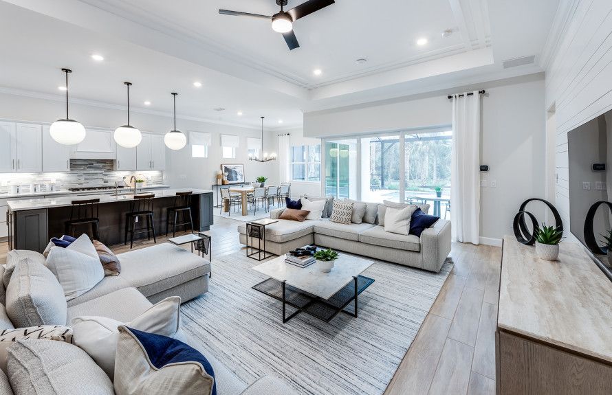 Open Concept Living Areas