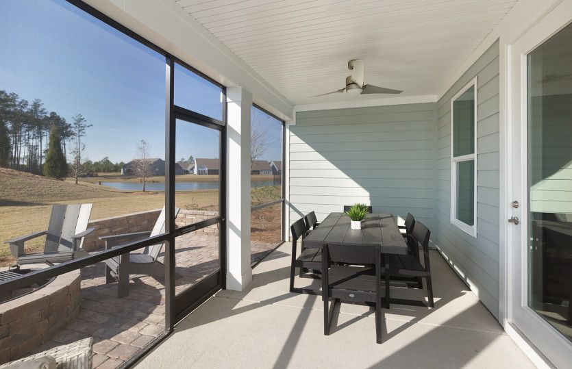 Feel the soft breeze from the Screened Porch.