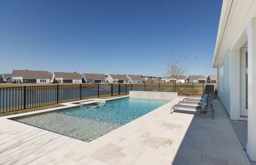 Cool off from the South Carolina heat and take a dip in the swimming pool.