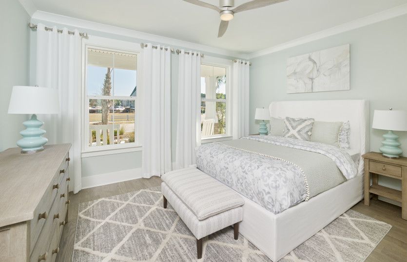 Secondary Bedroom with hardwood floors are perfect for relaxation.