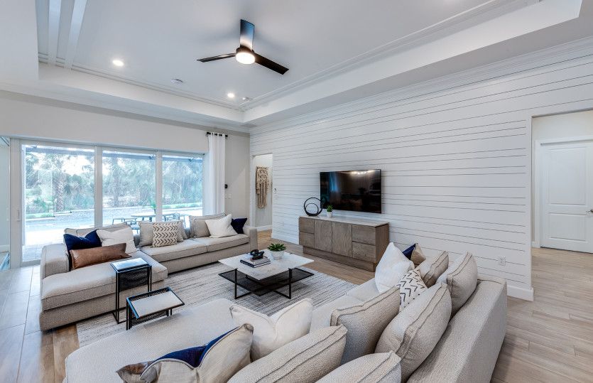 Spacious gathering room with ample natural light