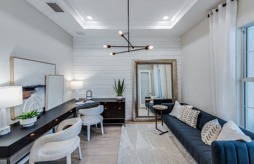 Flex space or optional den with french doors