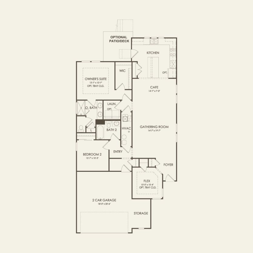 First Floor 2 br / 2 ba
