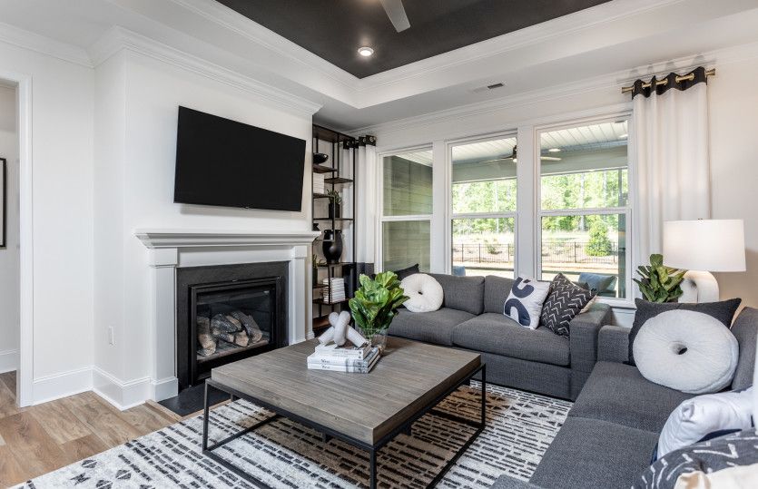 Gathering Room with Optional Fireplace