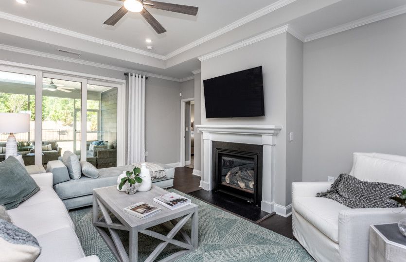 Gathering Room with Optional Fireplace