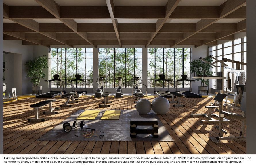Fitness Center Rendering
