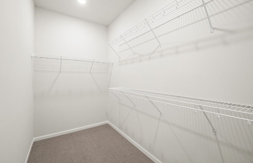 Walk-In Closet in Owner's Suite