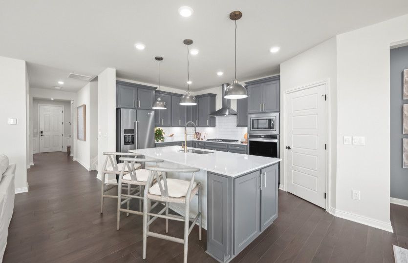 Open Kitchen with Large Island