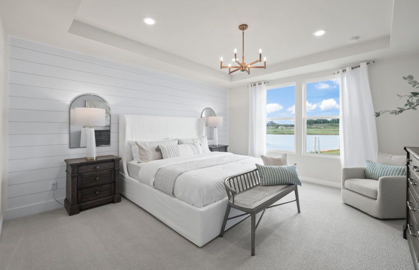 Owner's Suite with Vaulted Ceiling
