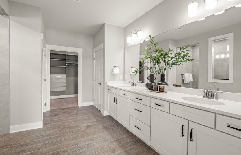 Owner's Bath with Dual Vanity