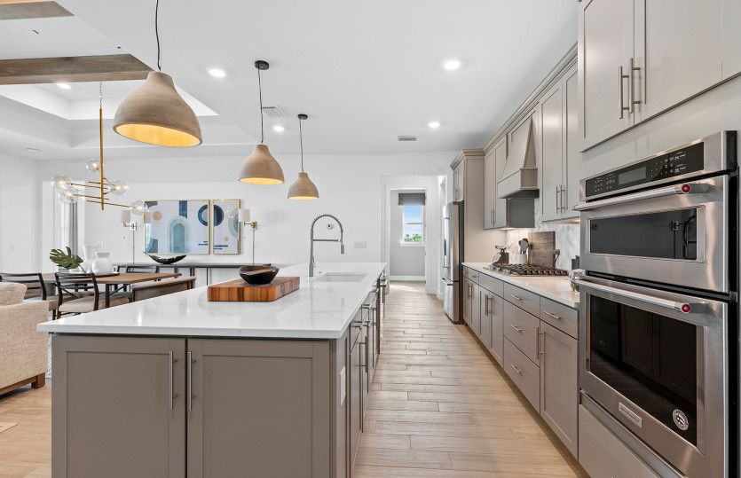 Gourmet kitchen with ample storage