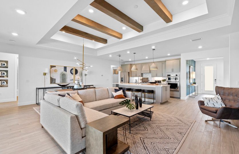 Connected gathering room, perfect for entertaining