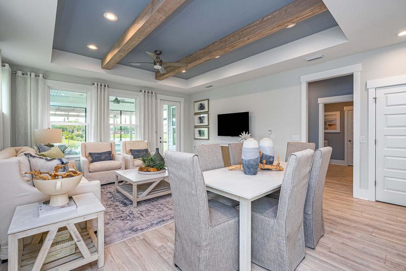 Dining Area with Connection to Kitchen and Gathering Room