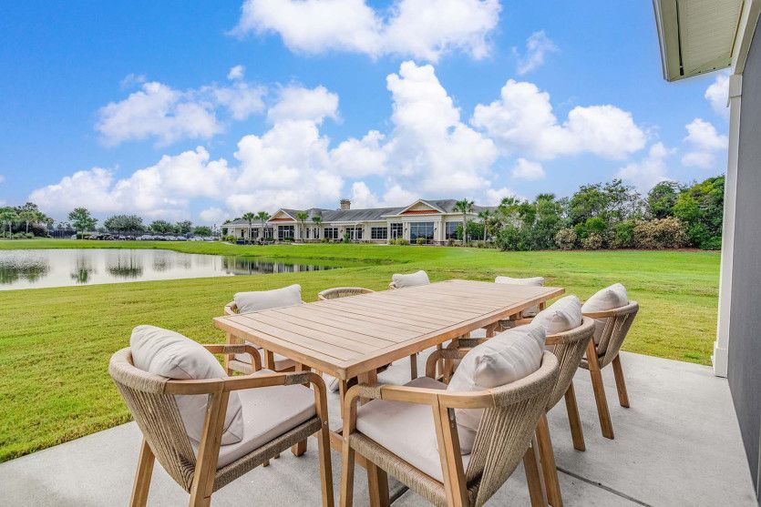 Open patio area