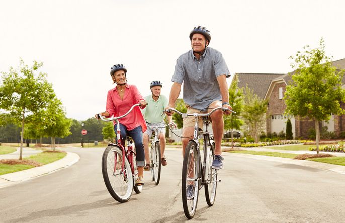 Miles of walking & bike trails