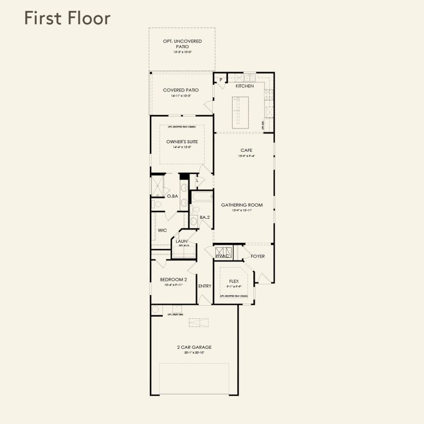 First Floor 2 br / 2 ba