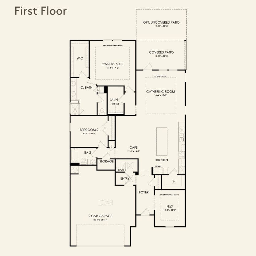 First Floor 2 br / 2 ba