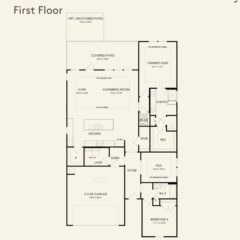 First Floor 2 br / 2 ba