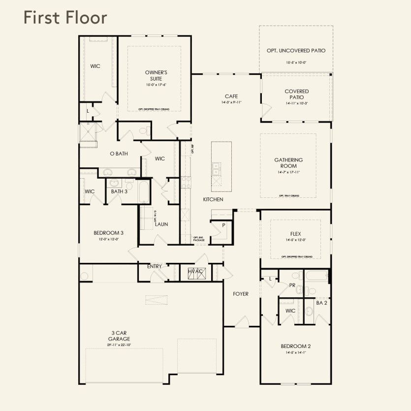 First Floor 3 br / 3.5 ba