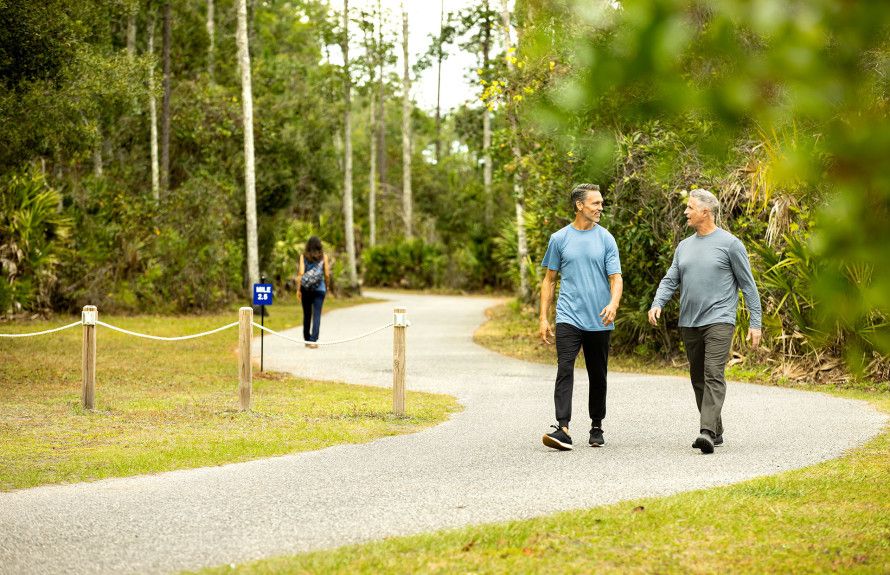 Walking Paths Throughout