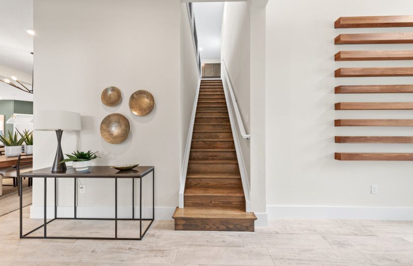 Stairwell to optional loft