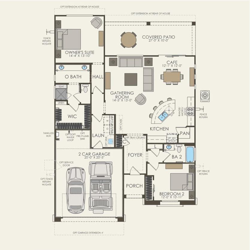 First Floor 2 br / 2 ba