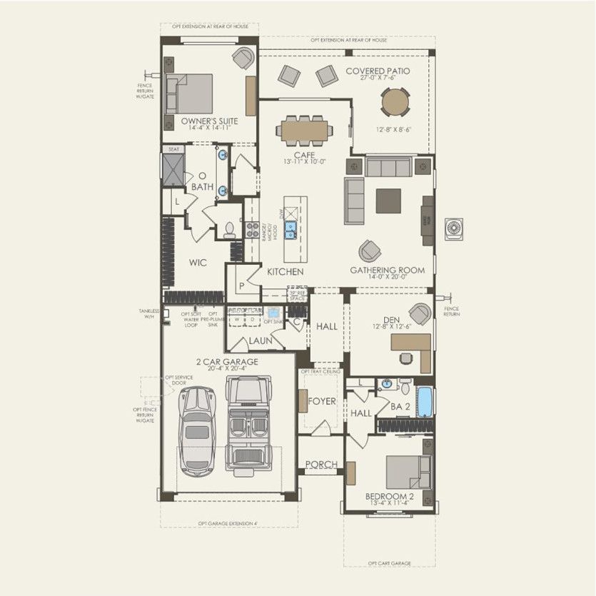 First Floor 2 br / 2 ba