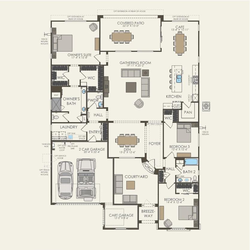 First Floor 3 br / 2.5 ba
