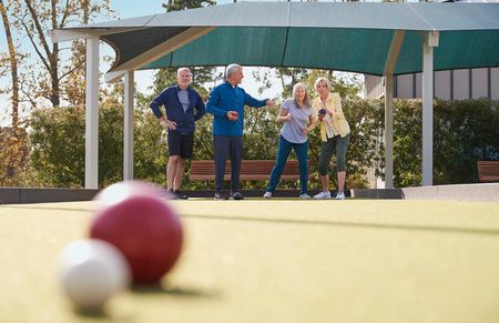 Play a game of Bocce Ball