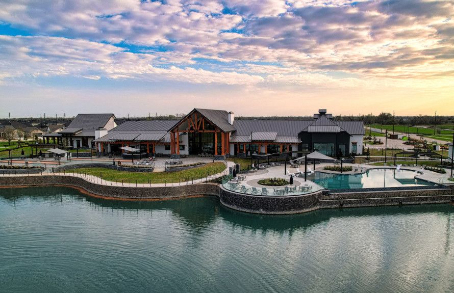 Lake View of Amenity Building
