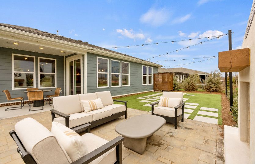 Prestige Model Home Back Yard