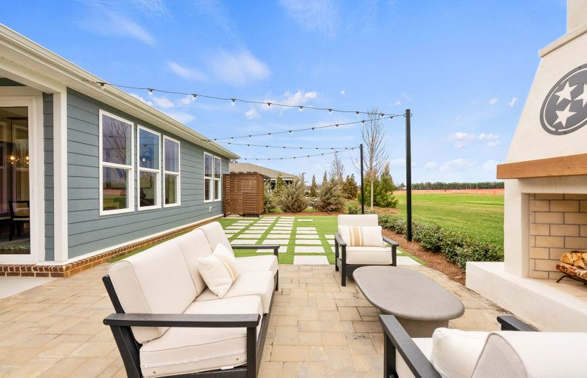 Prestige Model Home Back Yard