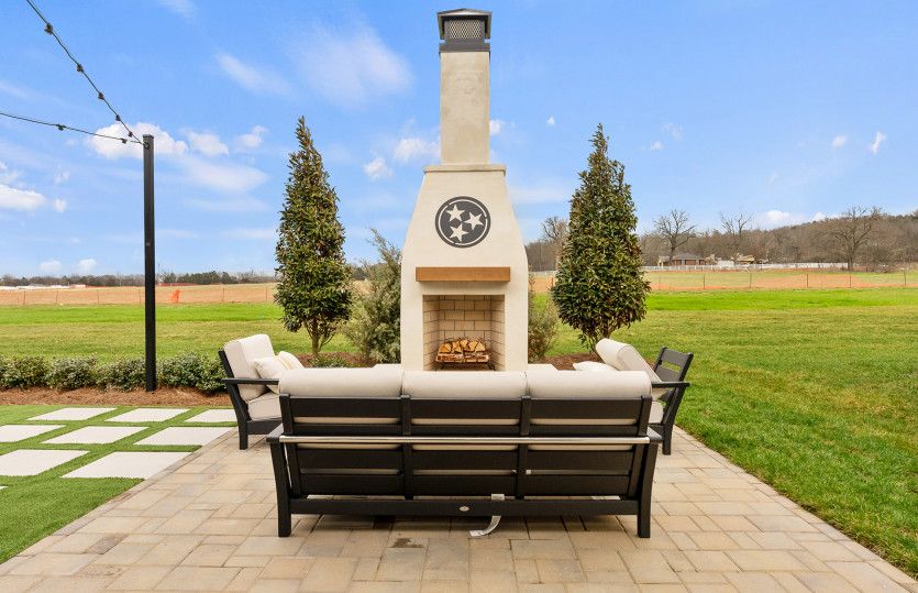 Prestige Model Home Back Yard