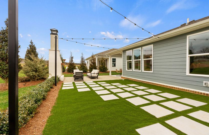 Prestige Model Home Back Yard