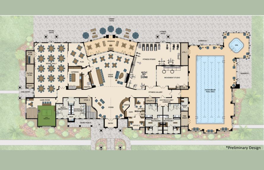 Clubhouse Floor Plan