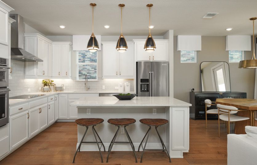 Kitchen with Eat-In Island