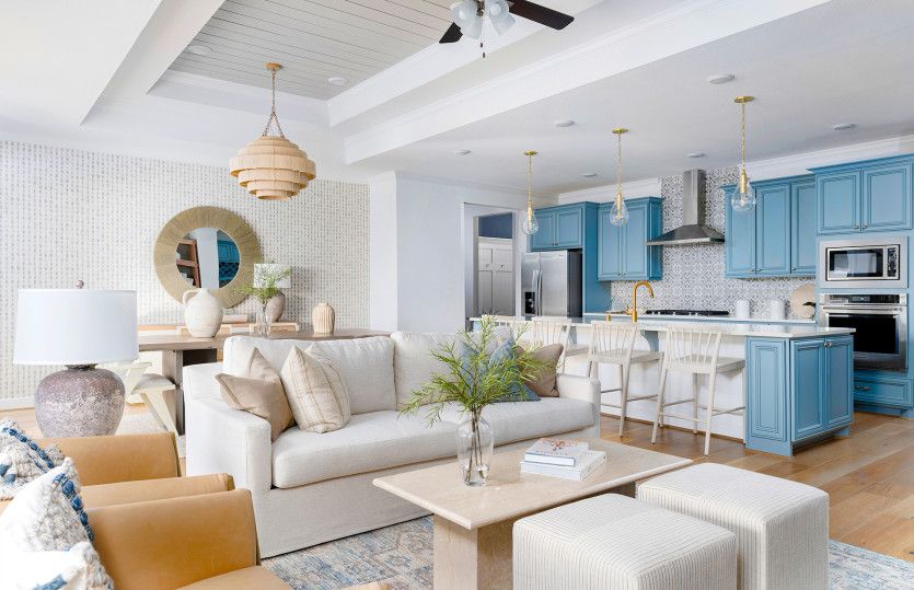 Great Room with Tray Ceiling
